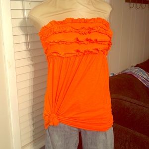 Cute Orange tube top